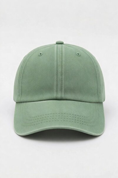 Mollycrush Unisex Green Washed Denim Outdoor Baseball Cap |   Adjustable Spor...
