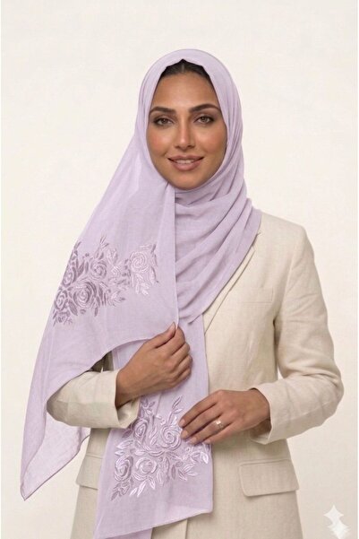 Veil Designer Boual dress with rose embroidery on both sides, Japanese fabric...