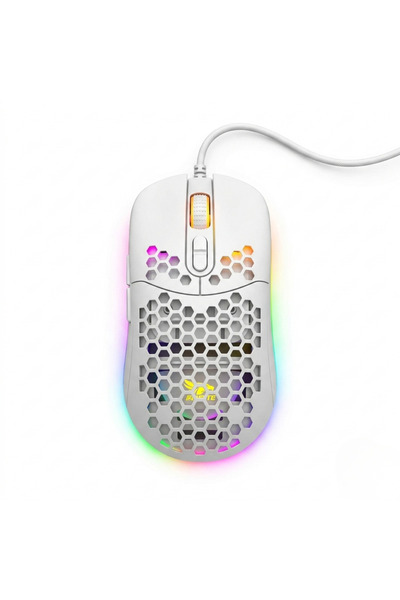 gameagle RGB Kablolu Gaming Mouse, 12800 DPI, 69g Ultra Hafif, Petek Tasarım ...