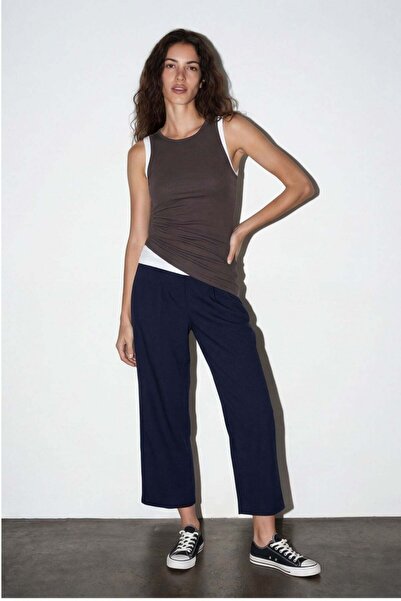 CKM MODA Serdy Contrast Layered Atlet Black Brown