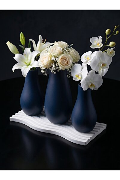 CANSEB Elegance Elegance Series - Set of Four Vases - Colorful - Decorative S...