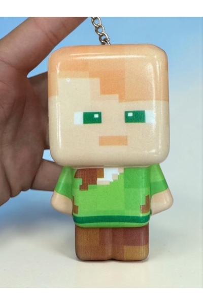 tmtoysandmore Minecraft Alex Sukuşi Oyuncak Yeni Model 10.5 Cm Squishy