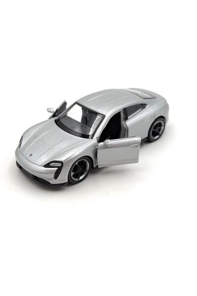 WELLY 1:36 12 Cm. PORSCHE TAYCAN TURBO S - GRİ