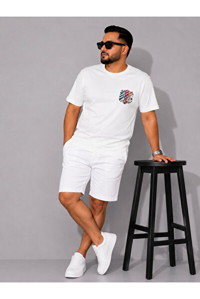 ANNEX Tricou pentru bărbați, mărime mare, din bumbac, cu croială confortabilă...