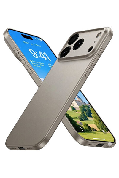 USIDE iphone 17 Pro Max Ultra Ince Kılıf Mat Yüzeyli Yumuşak Silikon Kamera K...