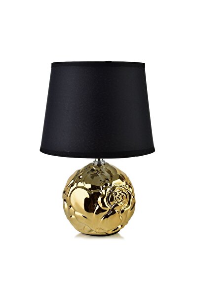 MONDEX Lampă de masă ceramică LETI 12x17x26 cm Gri 1 buc.