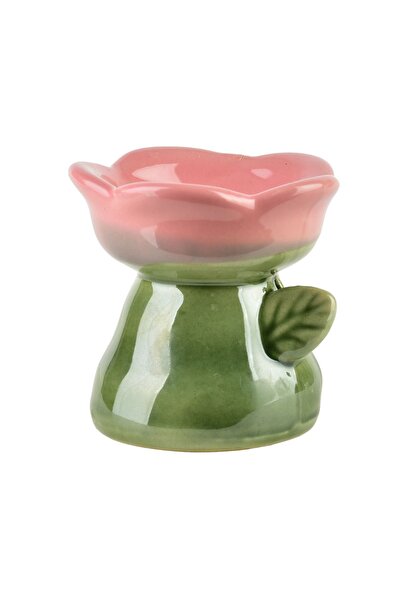 MONDEX Arzător de ulei ceramic Inspirații de primăvară 7.5x7.5x7.5 cm Verde R...