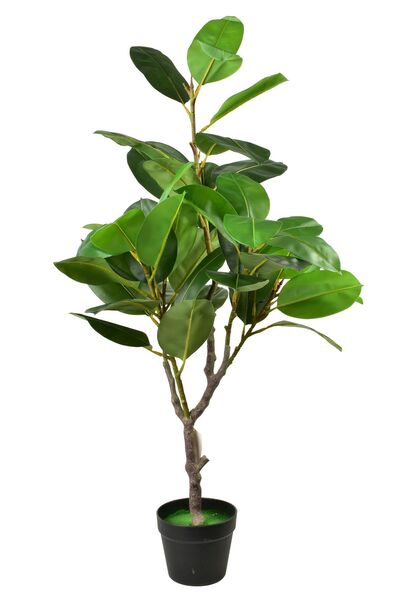 MONDEX Plantă artificială din plastic VIRIDIS Ficus 120 cm Verde 1 buc.