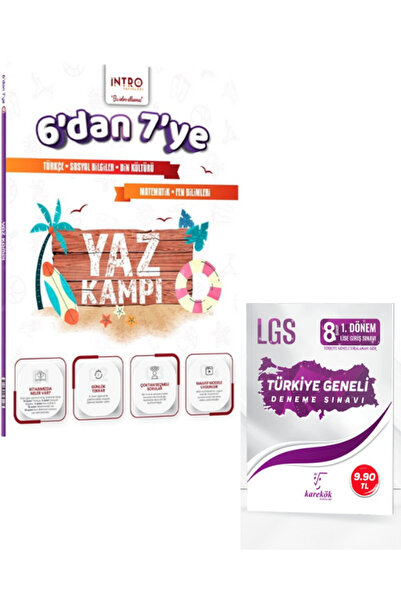 İntro Yayınları Yaz Kampı 6 . Sınıf dan 7 ye Tüm Dersler Yaz Kampı