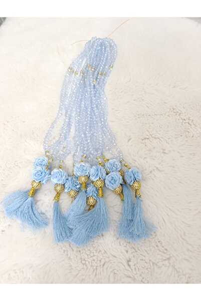Muhtelif Bijuteri Crystal Beaded Rose Tassel Prayer Beads Set of 10 - Mevlüt ...