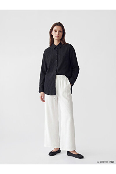 LC Waikiki Quality Pieces from Çelebi Store Wide Leg Women's Pants with Waist...