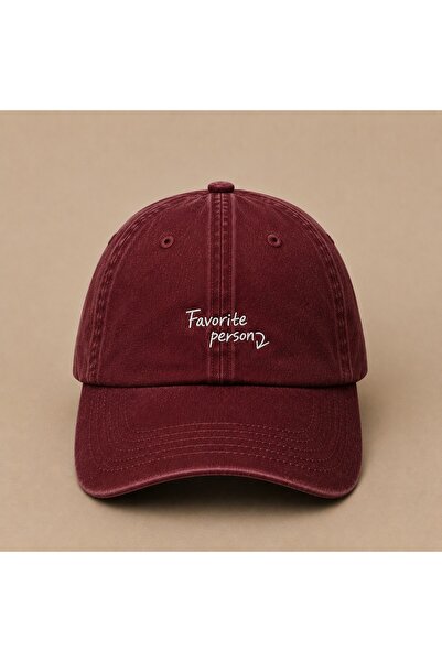 WeavedCo Favorite Person Embroidered Vintage Washed Cap Hat