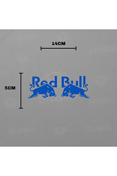 STCKRCO Bull Energy Sticker Label for Motor-Car-Helmet 2Pcs