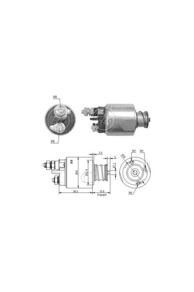 VALEO MARŞ OTOMATİĞİ FIAT ALBEA-DOBLO 1,3-1,9 JTD D6G32