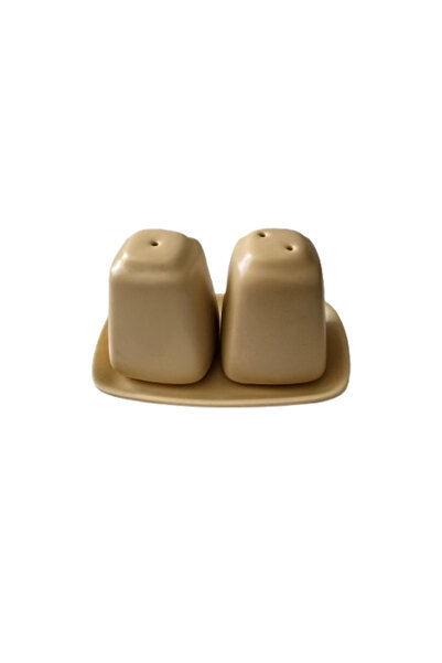 Cesiro Salt/pepper set, 12.5 cm, Matte cream