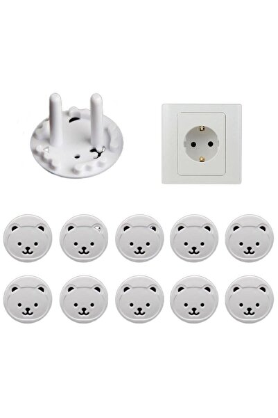 Litago Set 10 Protectii Priza, Litago, Alb
