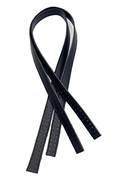 angel çanta aksesuar 80X2 cm Black Color 16 Hole Model Double Bag Handle