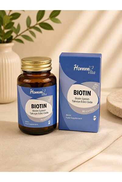 hommlife HOMM VITA BİOTİN İÇEREN TAKVİYE EDİCİ GIDA 30 KAPSÜL