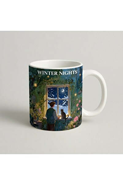 Petgifts Cana Cadou Personalizat Amuzanta Cu Mesaj Winter Nights - Ceramica 3...