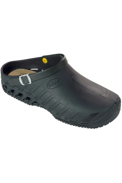 Scholl Saboti de lucru autoclavabili Clog Evo, negru,