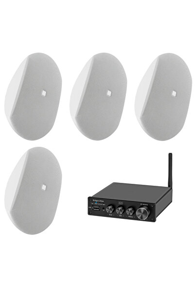 Dap Audio WMS6-W Set amplificator Bluetooth cu 4 difuzoare și USB