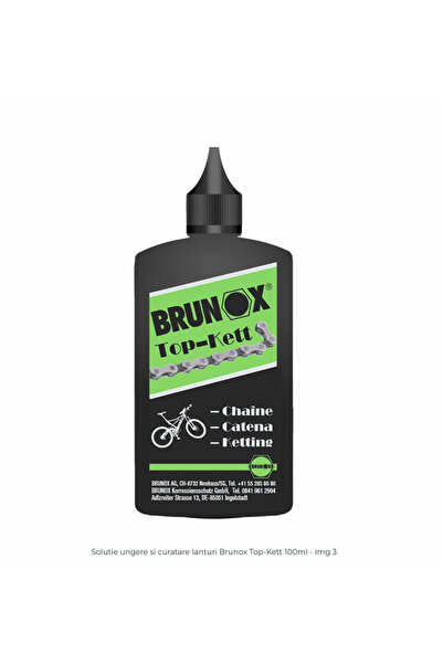 Brunox Solutie ungere si curatare lanturi Picurator Top-Kett 100ml