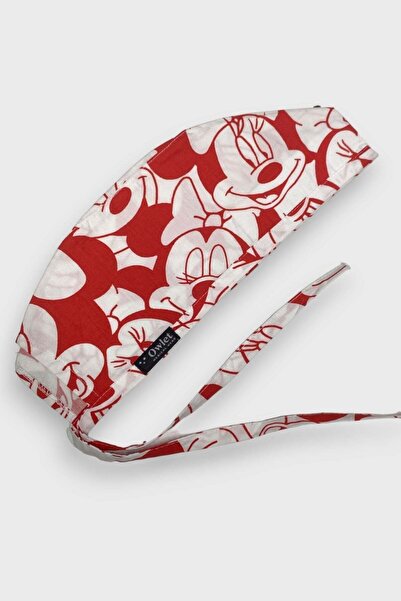 Owlet Medikal Mickey Mouse Red Surgical Men's Cap