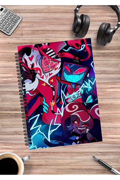 mertfigur Caiet spiralat Hazbin Hotel Anime A5 (50 de foi)