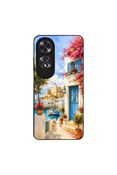 Sonique Θήκη SoniqueGreek Island Muse Series για Oppo A60 Ροδίτικο Λιμάνι