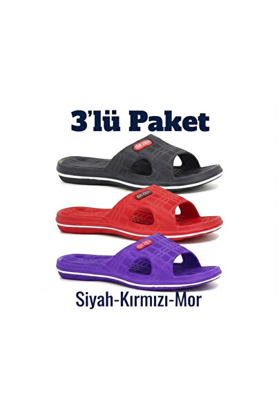 GEZER 3'lü Paket Ekstra Hafif Kadın Teras Balkon Banyo Havuz Deniz Plaj Ev Ve...