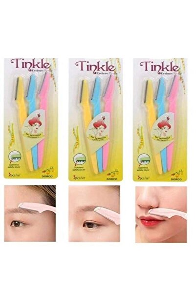 Tinkle Eyebrow Razor 9 pcs (3 Packs) | Original Twinkle Face & Bikini Hair Tr...