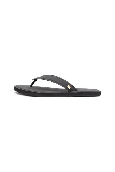 Calvin Klein WOVEN SATIN FLAT THO, BDS