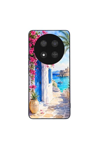 Sonique Θήκη Greek Island Muse Series για Honor Magic7 Lite 5G Σοκάκι Ρόδου