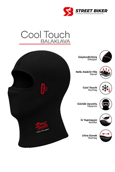 STREET BIKER Cool Touch Yazlık Balaklava Motorcu Maskesi - Nefes Alan Kask İç...