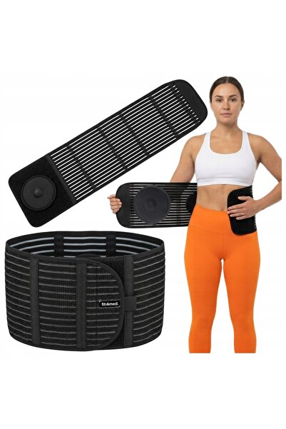 Mardil Centură abdominală rigidă lată pentru hernie FIT4MED S, Pelot, M Negru...