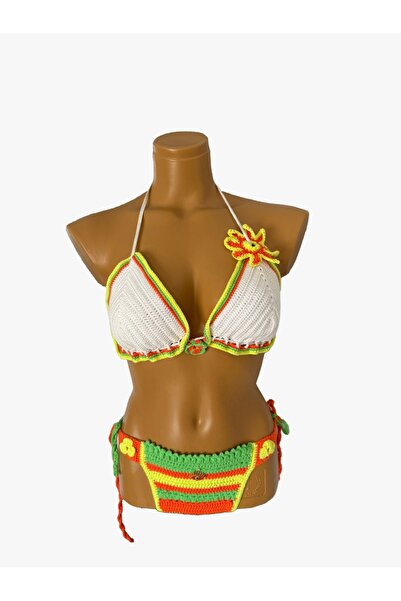 B&B Örgüevi Yıldızlı Bikini Takımı