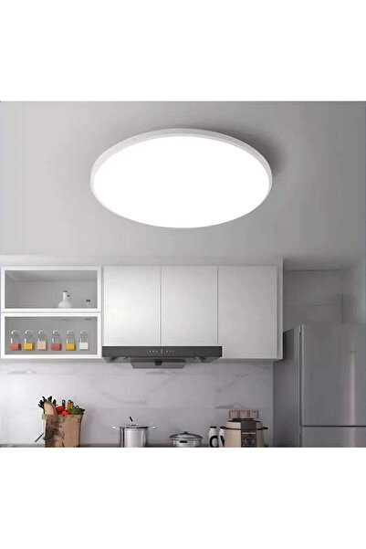 La Cucu Plafoniera LED SOLIS 37cm 33W Lumina Rece Alb