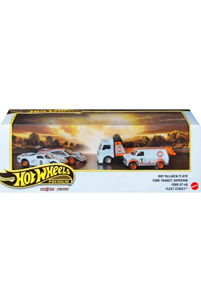 HOT WHEELS Premium Collector Le Mans Race Gulf Seti |sergilenmeye Uygun, 3 Ar...