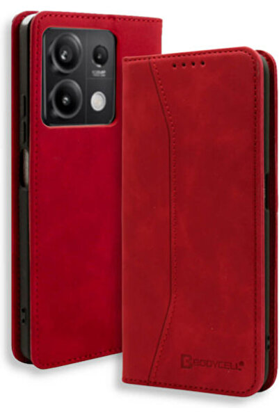 Other Bodycell Book Synthetic Leather Red (Redmi Note 13 5G) Code: BB-00041