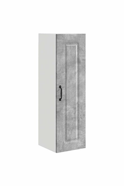vidaxl Dulap de bucătărie Kalmar Gri din beton 30 x 31 x 100 cm
