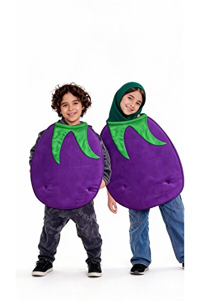 KanatGo Children's Eggplant Vegetable Costume Performance and Event Outfit