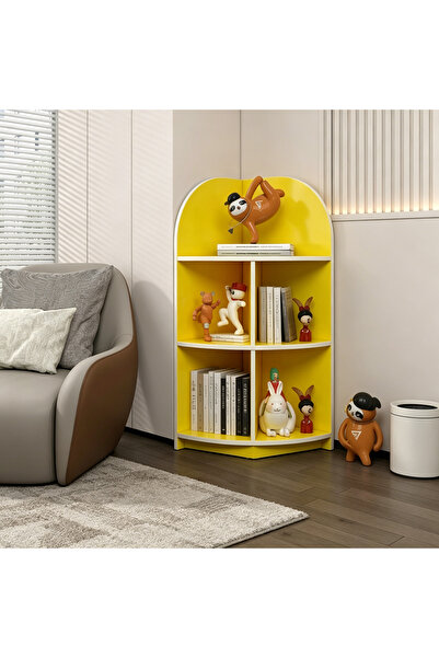 Topone1Topone1 Bookshelf, Corner Cabinet, Living Room Wall-Mounted Corner Cab...