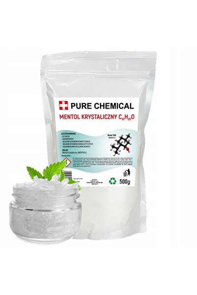 CHOSA Cristale De Mentol, Pure Chemical, 500G, Punga Doypack, Compozitie Min ...