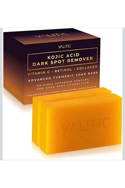 valitic Dark Spot Remover Soap Bars with Kojic Acid, Vit C, Retinol, Collagen...
