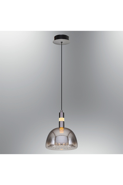 Özcan Aydınlatma 2858B-1A-02 Holee Tekli Sarkıt 180X120 Krom