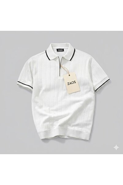 zs zaos fashion tricou tricotat de vară cu mânecă scurtă pentru bărbați, 100%...