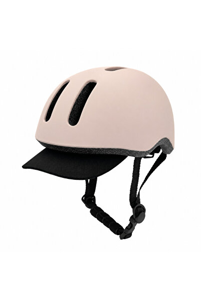 Spinkit City Bike Helmet with Visor Cream Size L (58-61 cm)