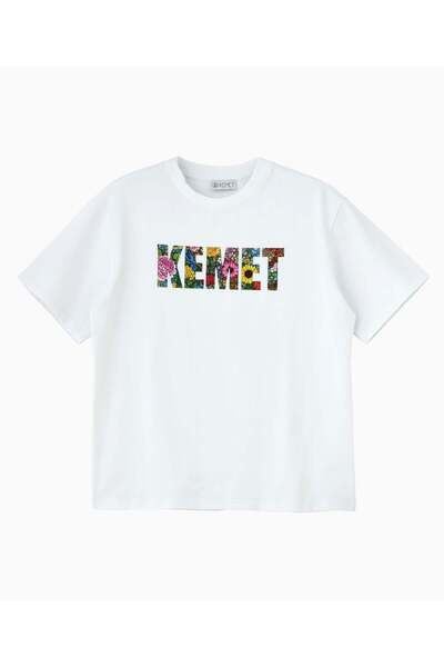 KEMET بلومنج - تي شيرت كبير الحجم بتصميم جرافيك