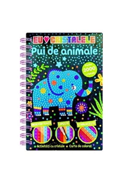 Editura Flamingo GD Puișori de animale - Activități cu cristale, - Editura Fl...