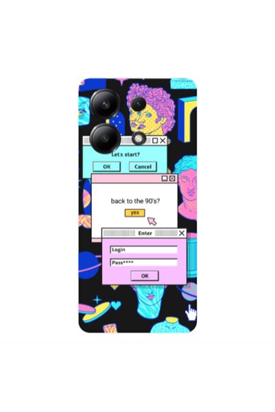 Other Xiaomi Redmi Note 13 4G Enter Login Black Colored Silicone TPU Θήκη